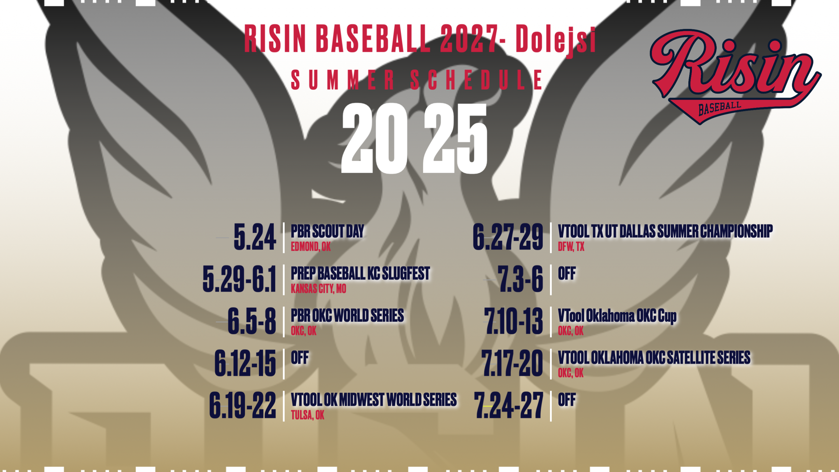 2025 Summer Schedule Dolejsi 2027 Class 6568752